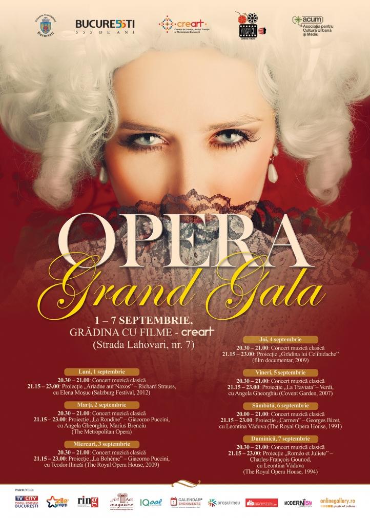 "Opera Grand Gala", un eveniment special, dedicat publicului bucureștean
