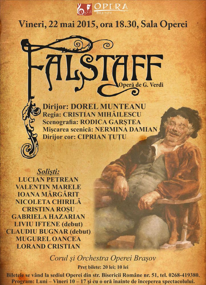 "Falstaff" - invitație la operă buffă