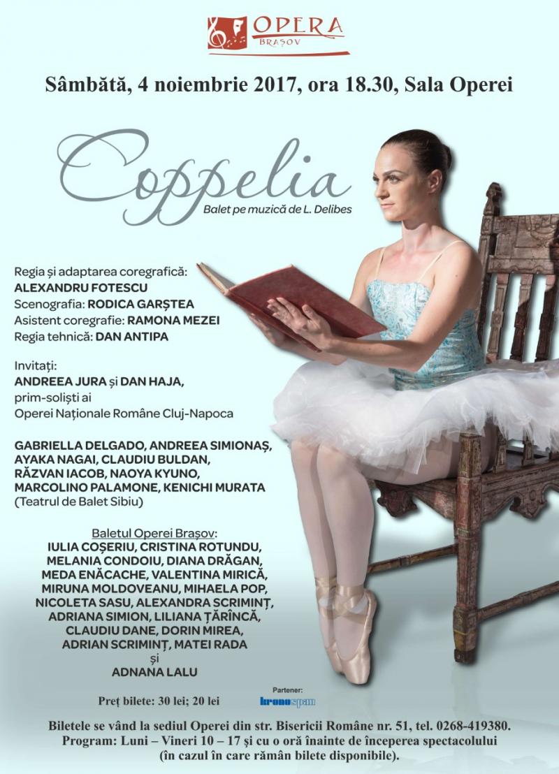 "Coppélia"  pe scena Operei Brașov