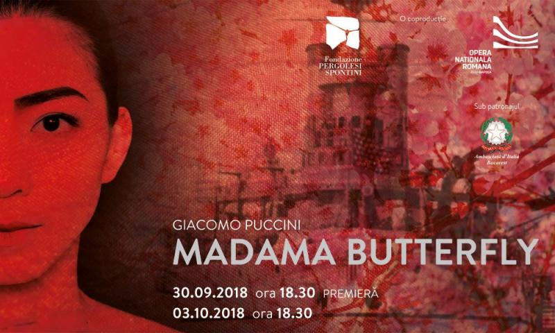 Primul zbor liric al Stagiunii 2018-2019, Premiera "MADAMA BUTTERFLY" de Giacomo Puccini