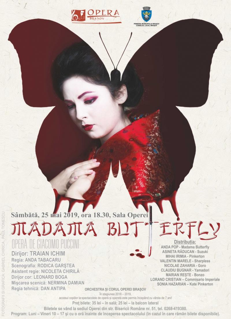 "Madama Butterfly" sau cronica unei iubiri fragile