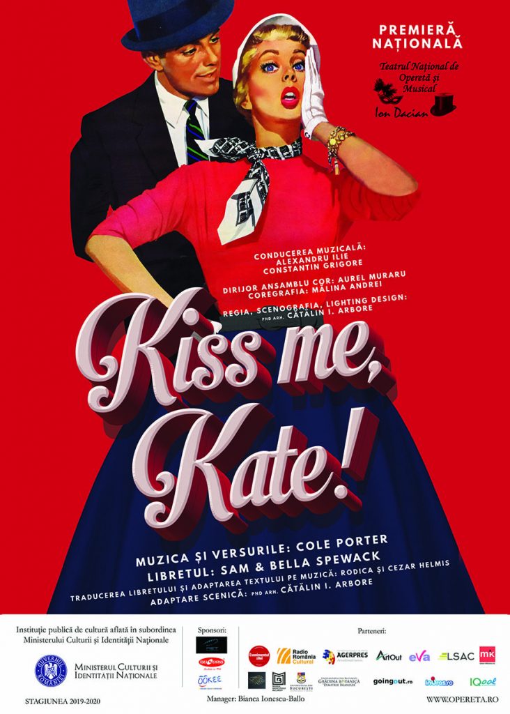 "Kiss Me, Kate!", premiera Ã®n RomÃ¢nia