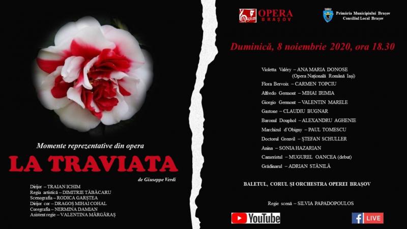 Traviata online, 8 noiembrie 2020