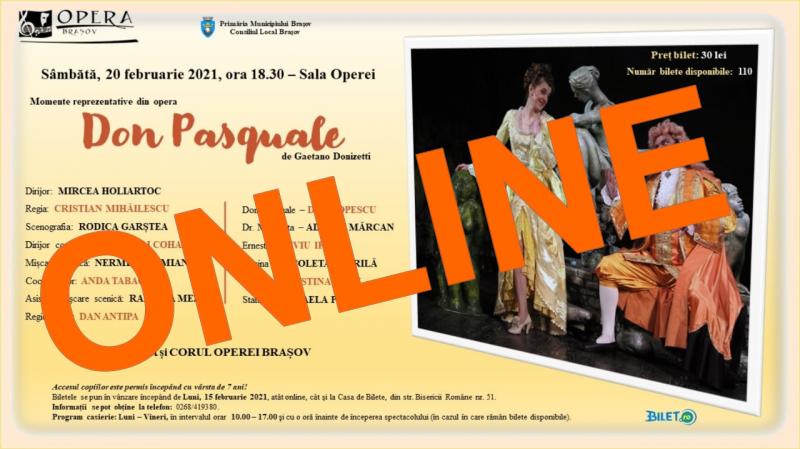 Opera BraÈ™ov - Suspendare spectacole 20 - 27 februarie 2021