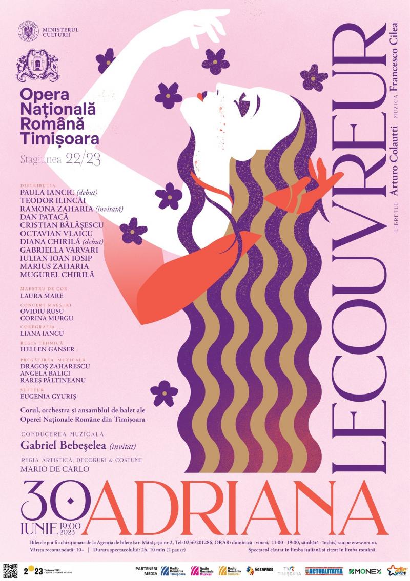 Adriana Lecouvreur la Opera Nationala Romana din Timisoara