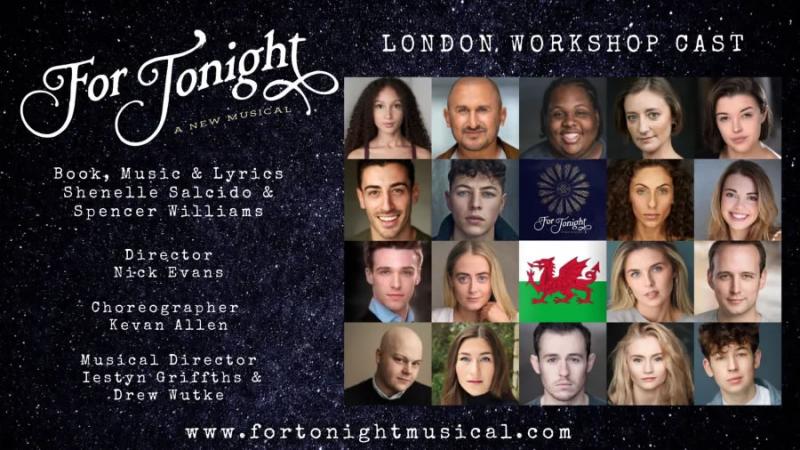 Complete cast announced for For Tonight musical in concert in the West End