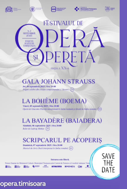 Festivalul de Operă și Operetă din Parcul Rozelor din Timișoara