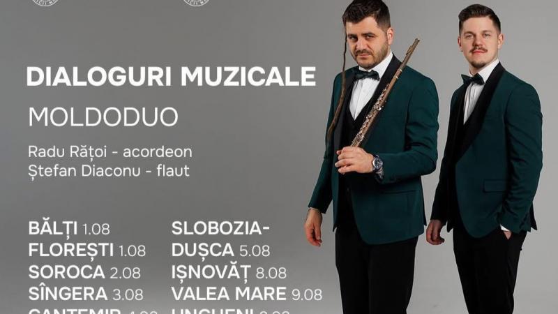 Începe turneul național „Dialoguri muzicale cu MoldoDuo”, parte a Programului „Acces la cultură”
