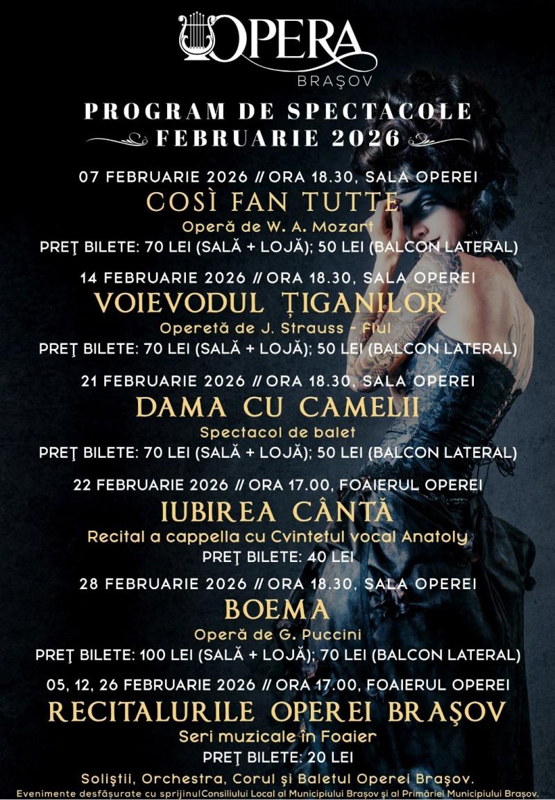 Program februarie 2026