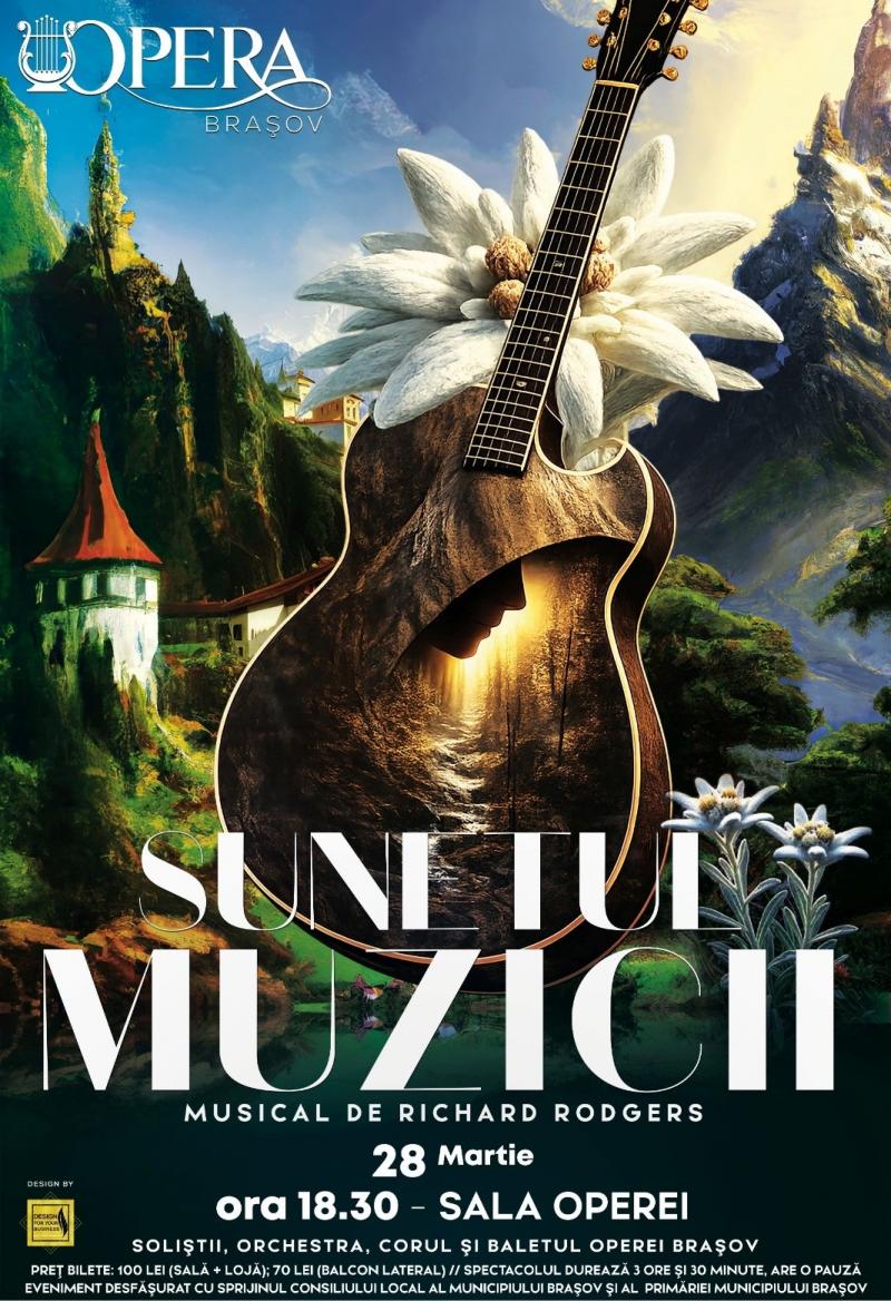 „Sunetul muzicii” aduce voioșie în două reprezentații,  la Opera Brașov