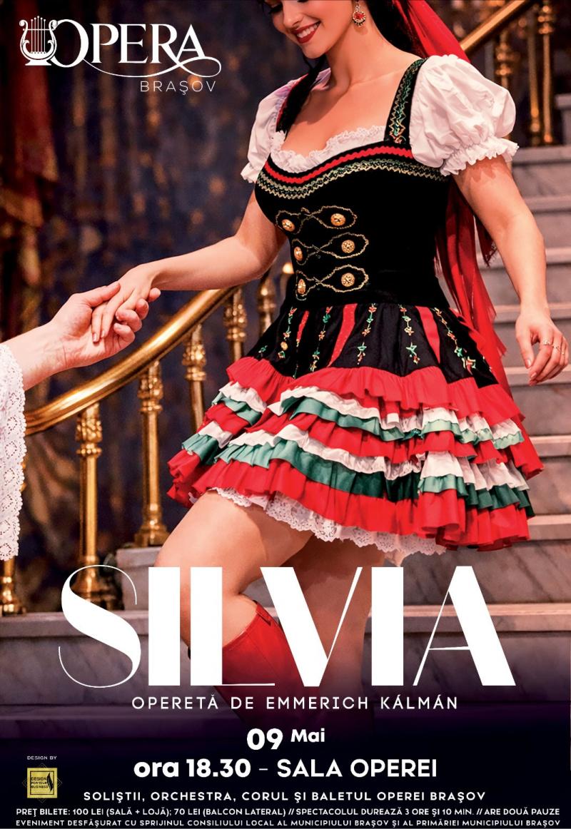 „Silvia” ne încântă, la sfârșitul acestei săptămâni, la Opera Brașov