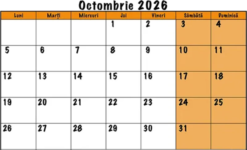 Program octombrie 2026, Constanța