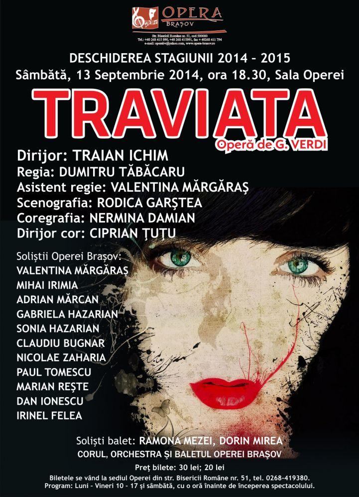 "Traviata" deschide stagiunea 2014 - 2015!