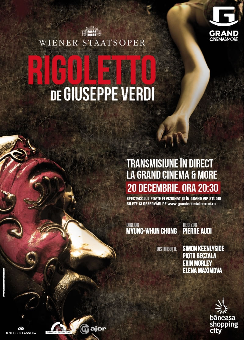 Rigoletto, transmisiune directa de la Viena