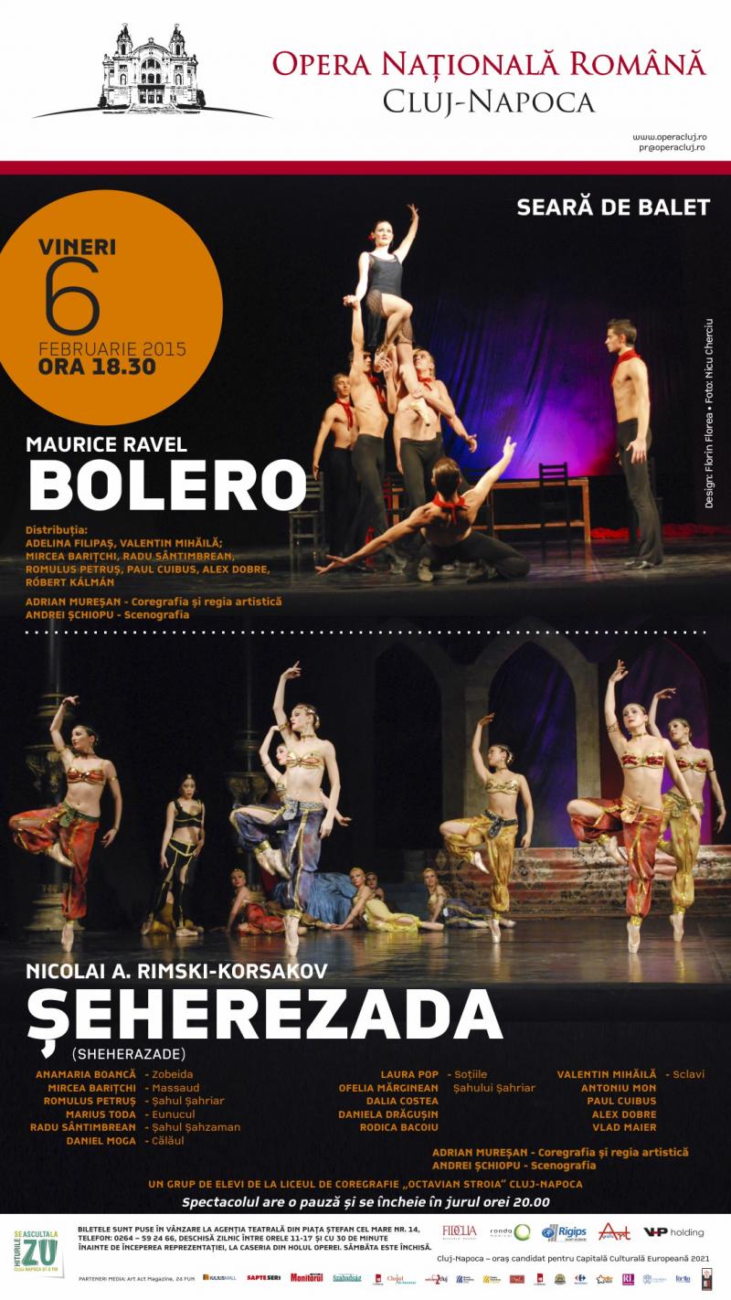 Dublul spectacol de balet "Boléro" - "Șeherezada"
