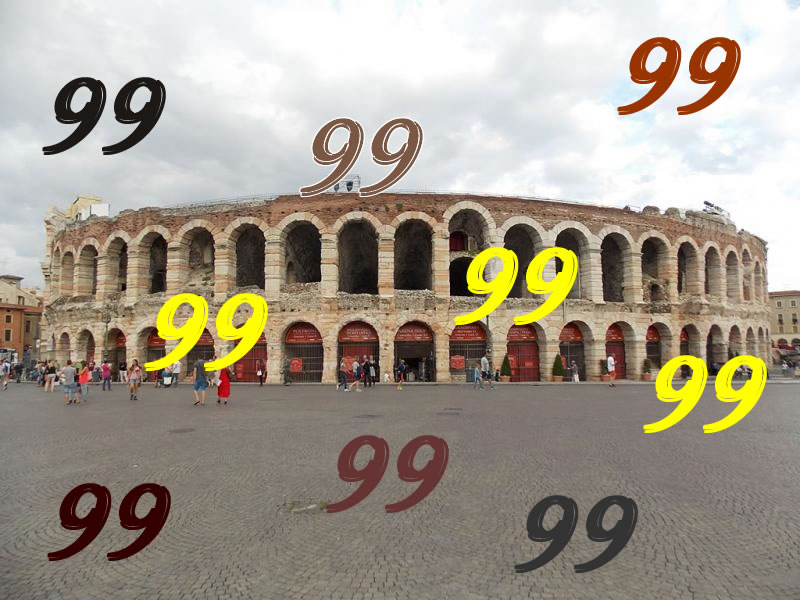 The Verona Arena, 99 years from the first edition