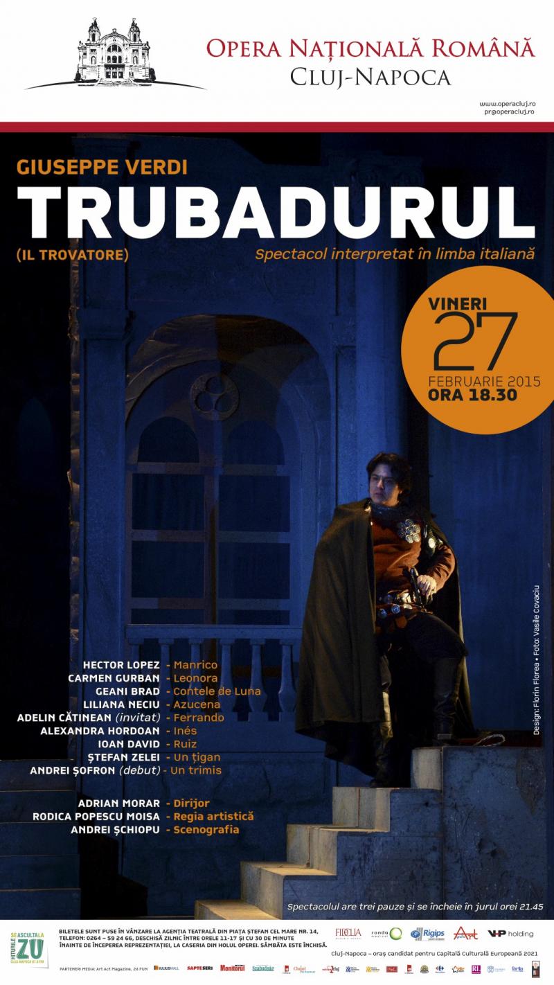 "Il Trovatore"  îl readuce la Cluj pe îndrăgitul bariton George Petean