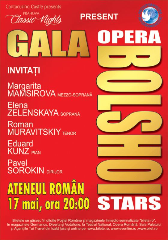 Gala Bolshoi Theatre Moscova - 17 Mai 2015, Ateneul Roman, Bucuresti