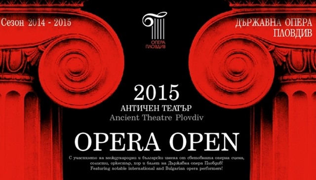Opera din Plovdiv, program festival Teatrul Antic 2015
