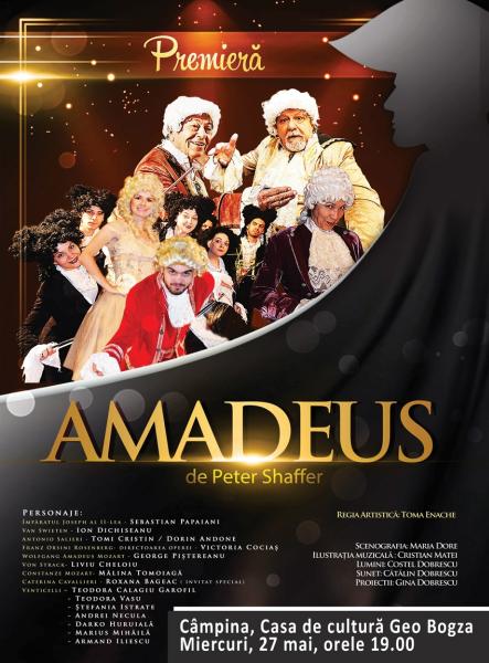 Spectacolul "Amadeus" pe scena campineana