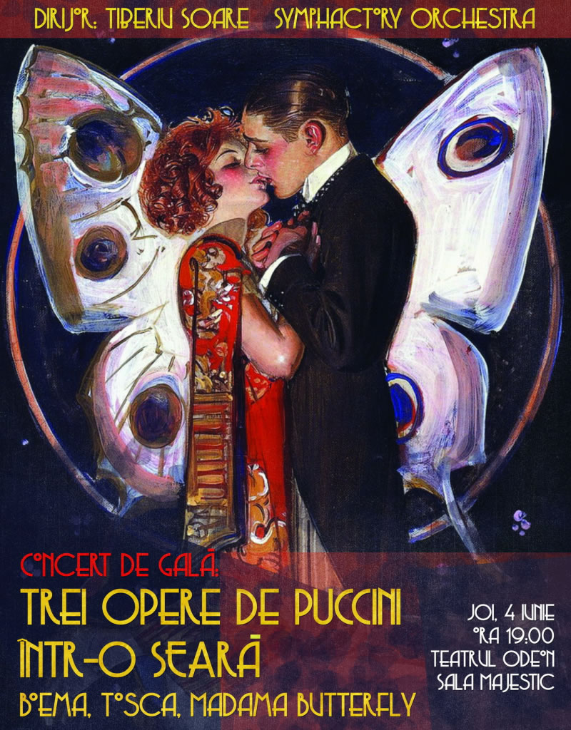 Concert de Gală Trei opere de Puccini într-o seară