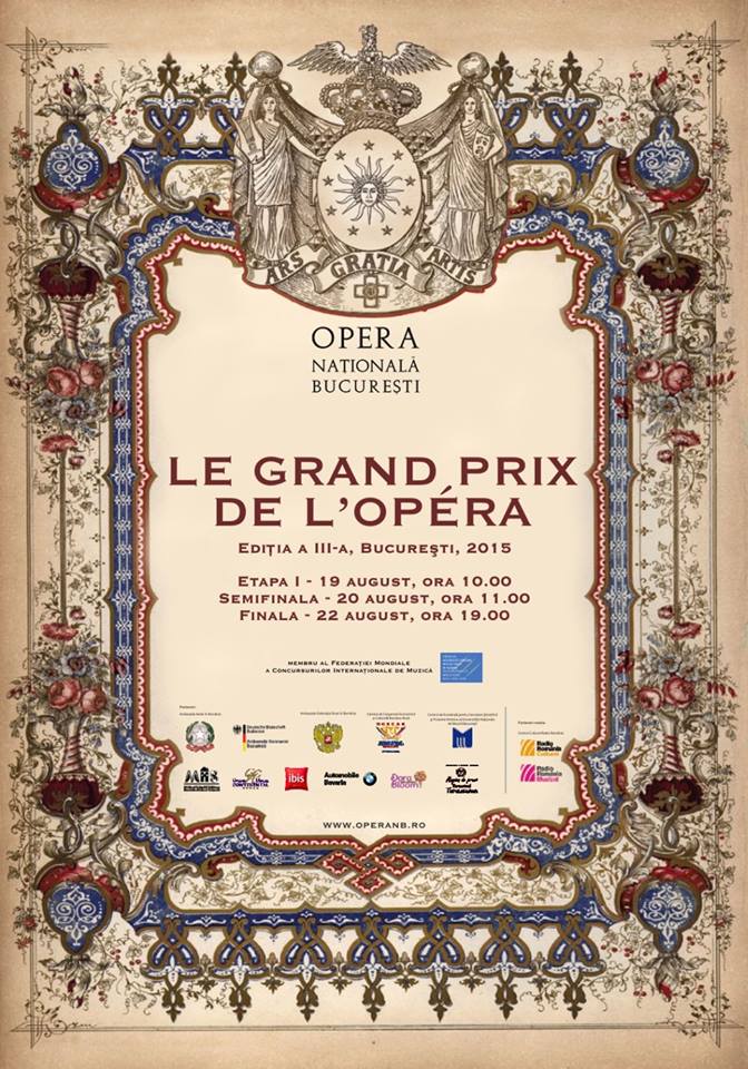 Concursului Internațional de Canto ,,Le Grand Prix de l’Opéra"