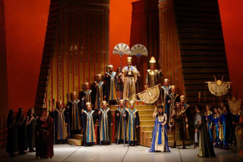 Spectacolul aniversar Aida cu ocazia aniversarii a 70 de ani de la primul spectacol al Operei din Timisoara