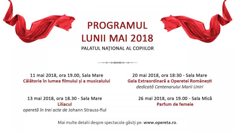 Program mai 2018