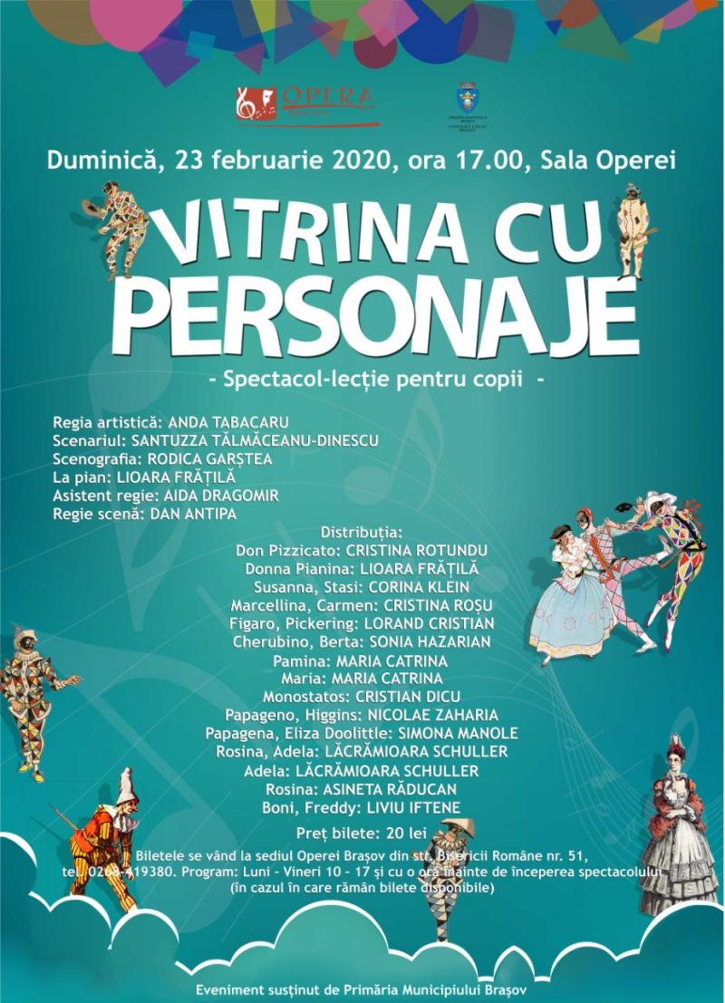 Spectacol-lecție pentru copii, în acest week-end, la Opera Brașov