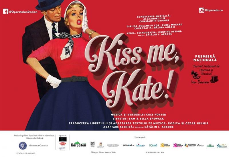 "Kiss me, Kate" online, sÃ¢mbÄƒtÄƒ 28 Martie 2020