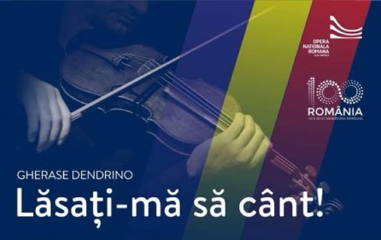 "LĂSAȚI-MĂ SĂ CÂNT!" de G. Dendrino - transmisie online marți, 28.04.2020