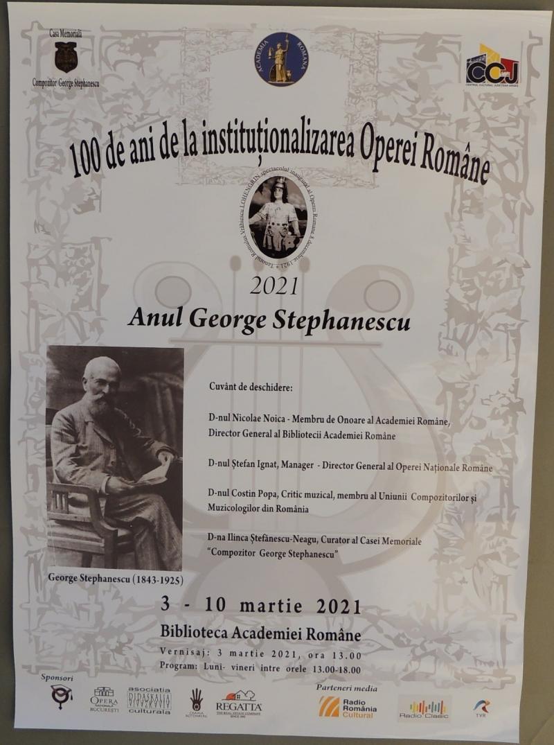 Vernisaj dedicat fondatorului Operei Române din București