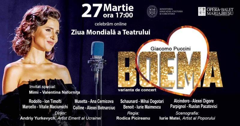 "Boema" online de la Opera din Chișinău