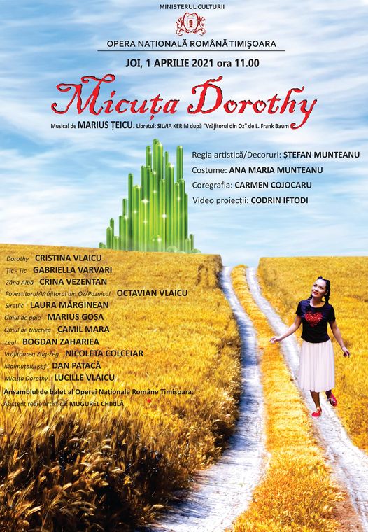 "Micuța Dorothy" din Banat, online de 1 aprilie