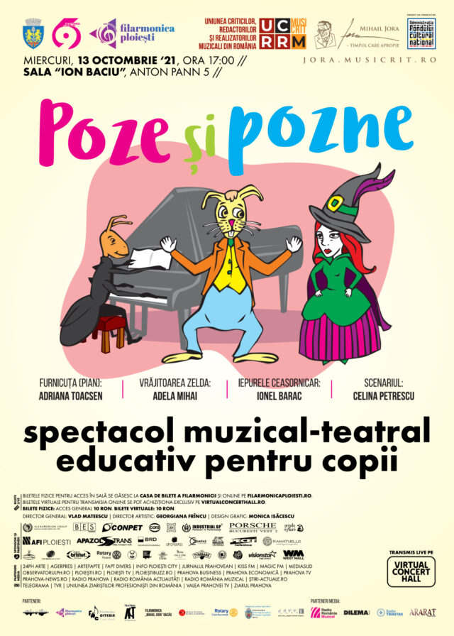 Poze și pozne - Spectacol muzical-teatral educativ pentru copii