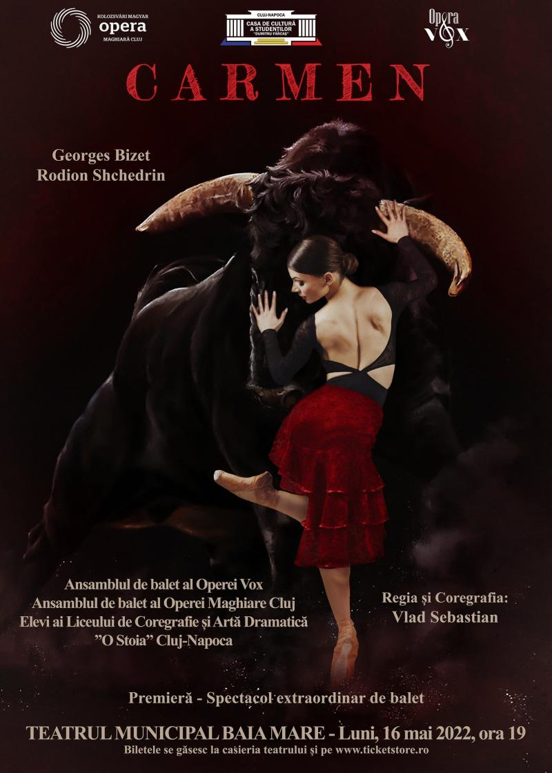 "Carmen", premierÄƒ extraordinarÄƒ de balet la Opera Vox