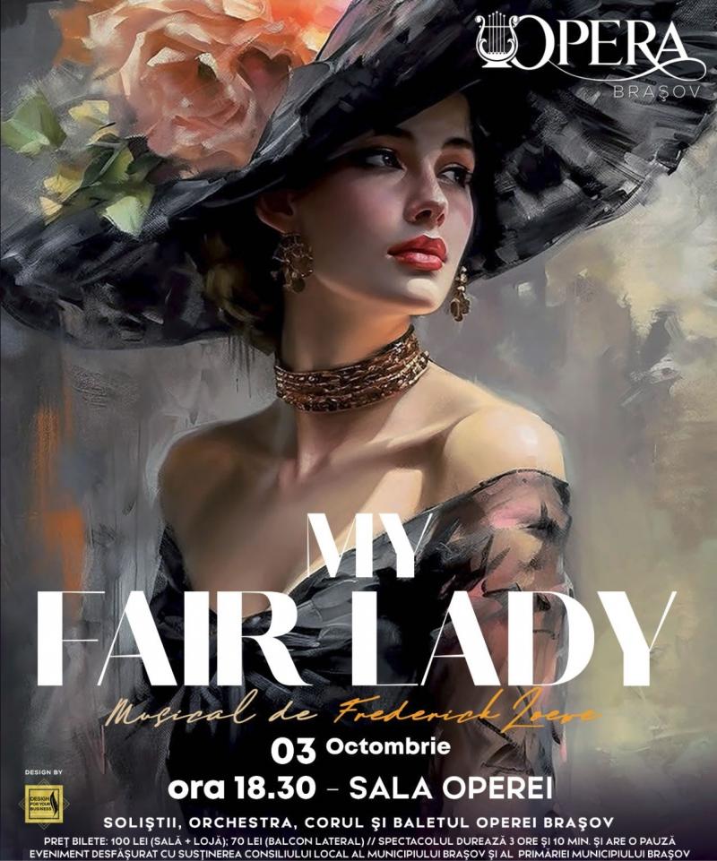 Musicalul „My Fair Lady” revine  pe scena Operei Brașov